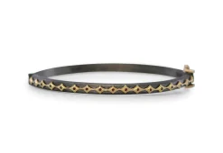Eternity Crivelli with Red Garnets Huggie Bracelet