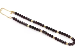 Garnet Beaded Necklace