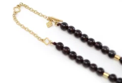 Garnet Beaded Necklace