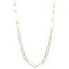 Gold Paperclip Necklace