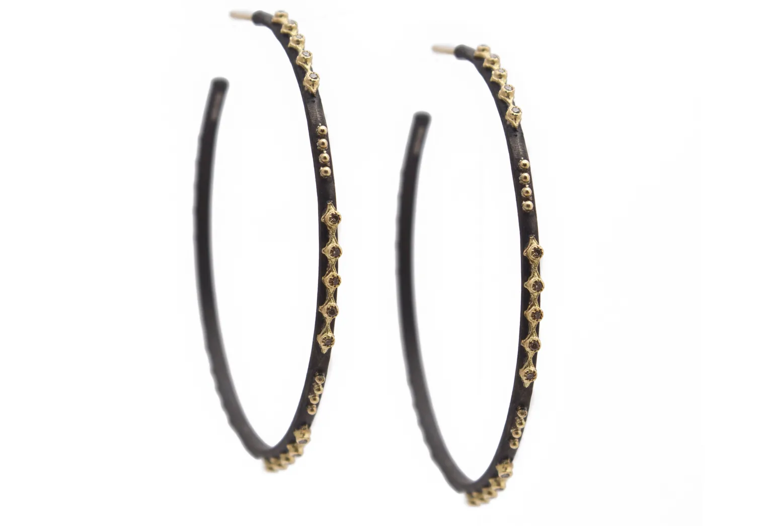 Granulation Hoop Earrings