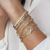 GREY VINTAGE DIAMOND HUGGIE BRACELET