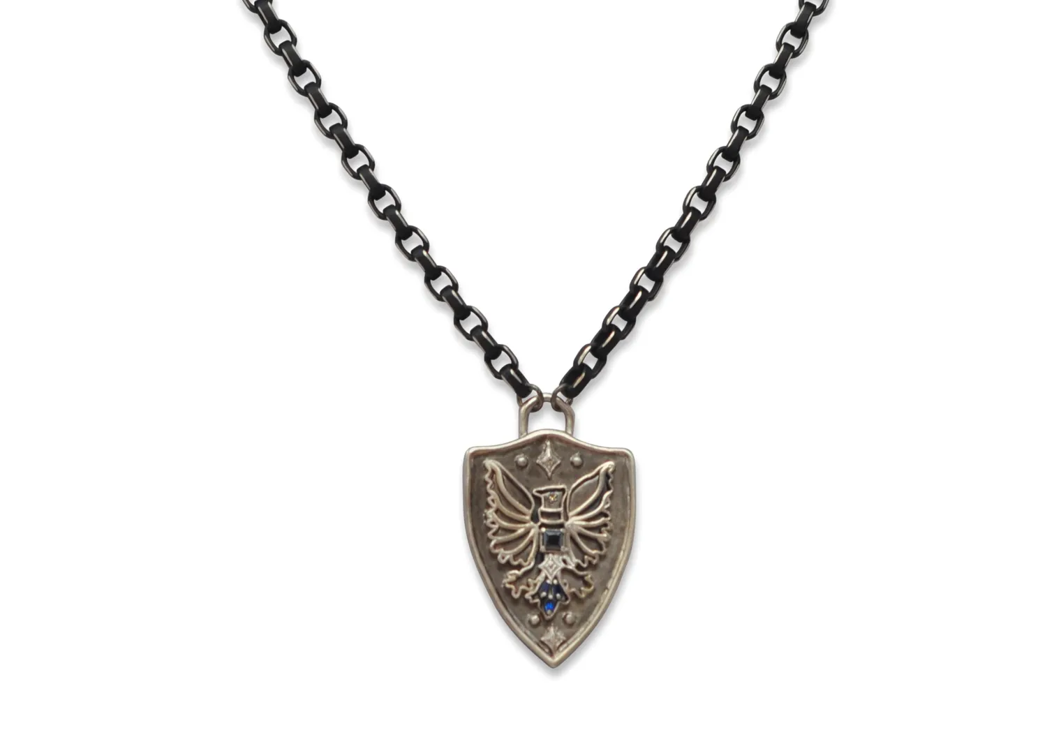 Griffin Shield Pendant Necklace