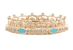 Half-Crown Stack Ring