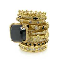 Half-Crown Stack Ring