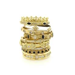 Half-Crown Stack Ring