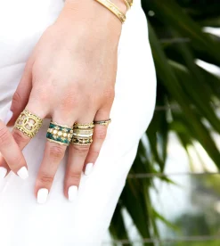 Half-Crown Stack Ring