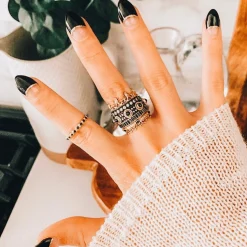 Half-Crown Stack Ring