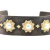 HALO PEARL STATIONS KICK CUFF BRACELET