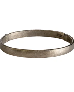 HUGGIE BRACELET WITH GREY SPINEL AND WHITE DIAMONDS