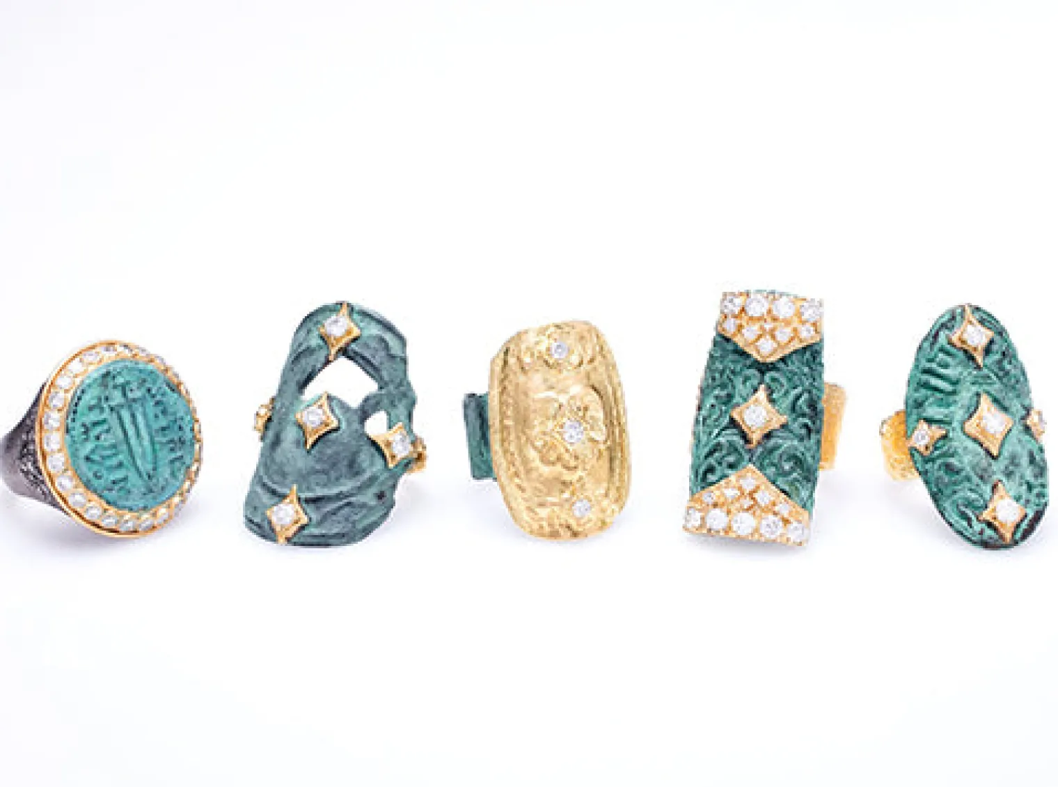 Large Artifact Disc Statement Ring