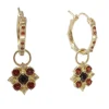 Maltese Cross Drop Earring