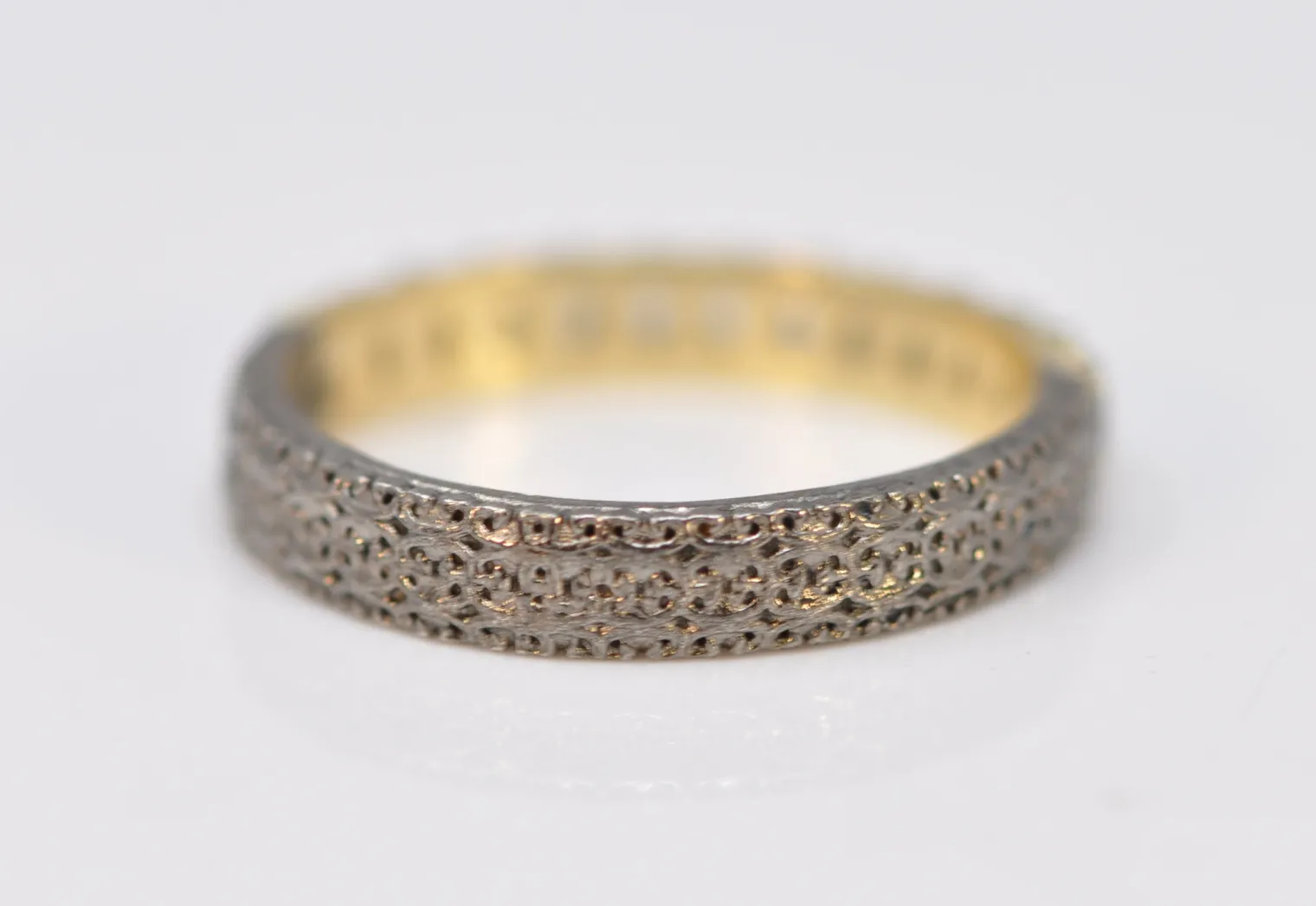MARQUISE BLUE GREEN SPINEL STACK BAND