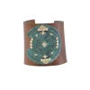 Medallion Artifact Leather Pull Bracelet