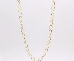 18" MEDIUM OVALS LINK NECKLACE