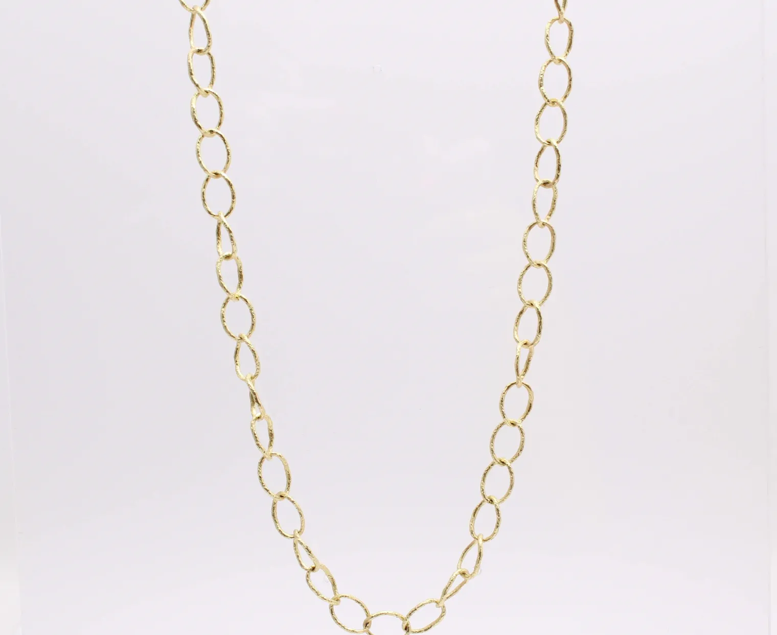 18" MEDIUM OVALS LINK NECKLACE