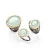 MILKY AQUA STACK RING