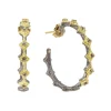 25MM CRIVELLI STATION HOOP EARRINGS