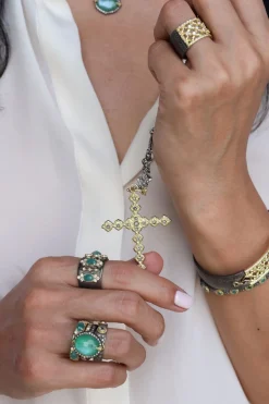 61 MM DIAMOND SCROLL CROSS ENHANCER