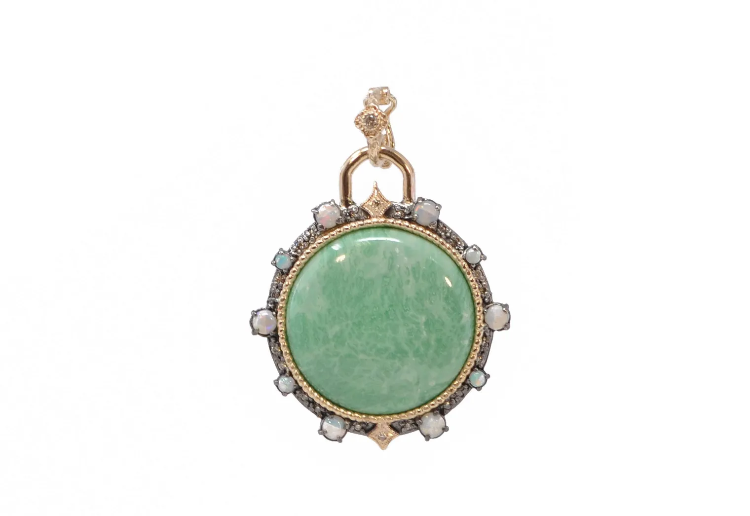 23 MM ROUND AUSTRALIAN VARISCITE ENHANCER