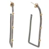 52mm Square Side Hoop Earrings