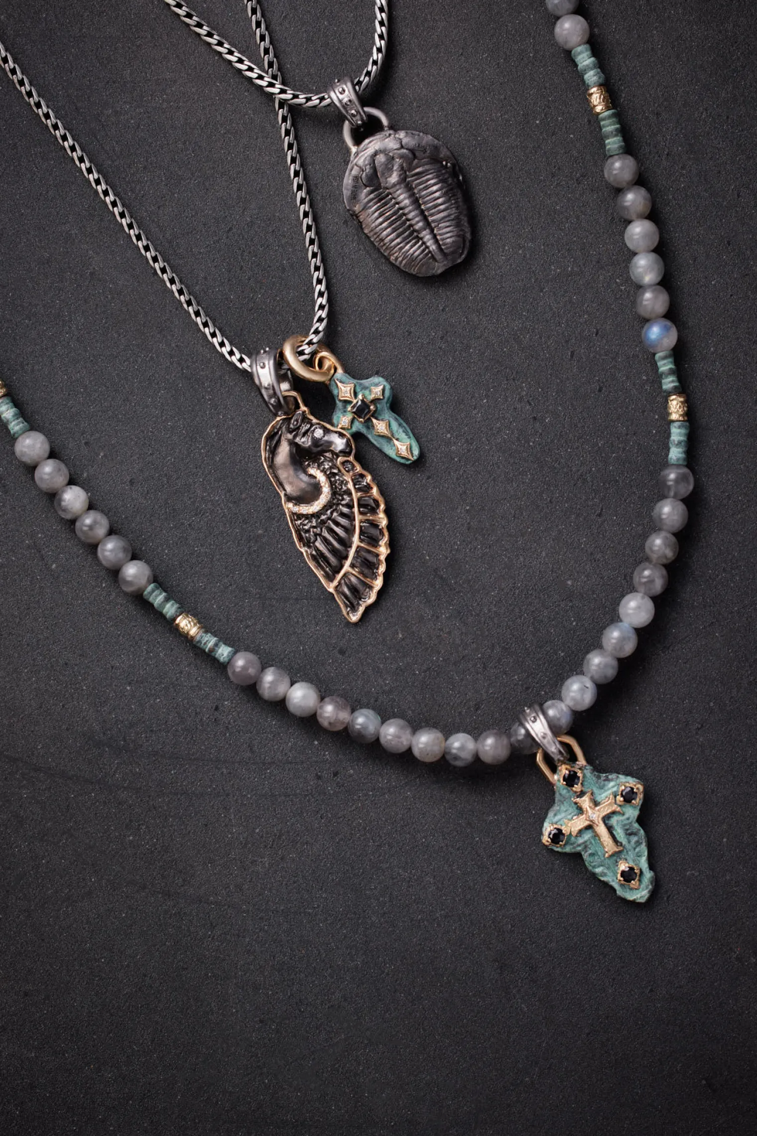 21" MONK MEDALLION NECKLACE
