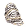 Multi Row Crivelli Statement Ring