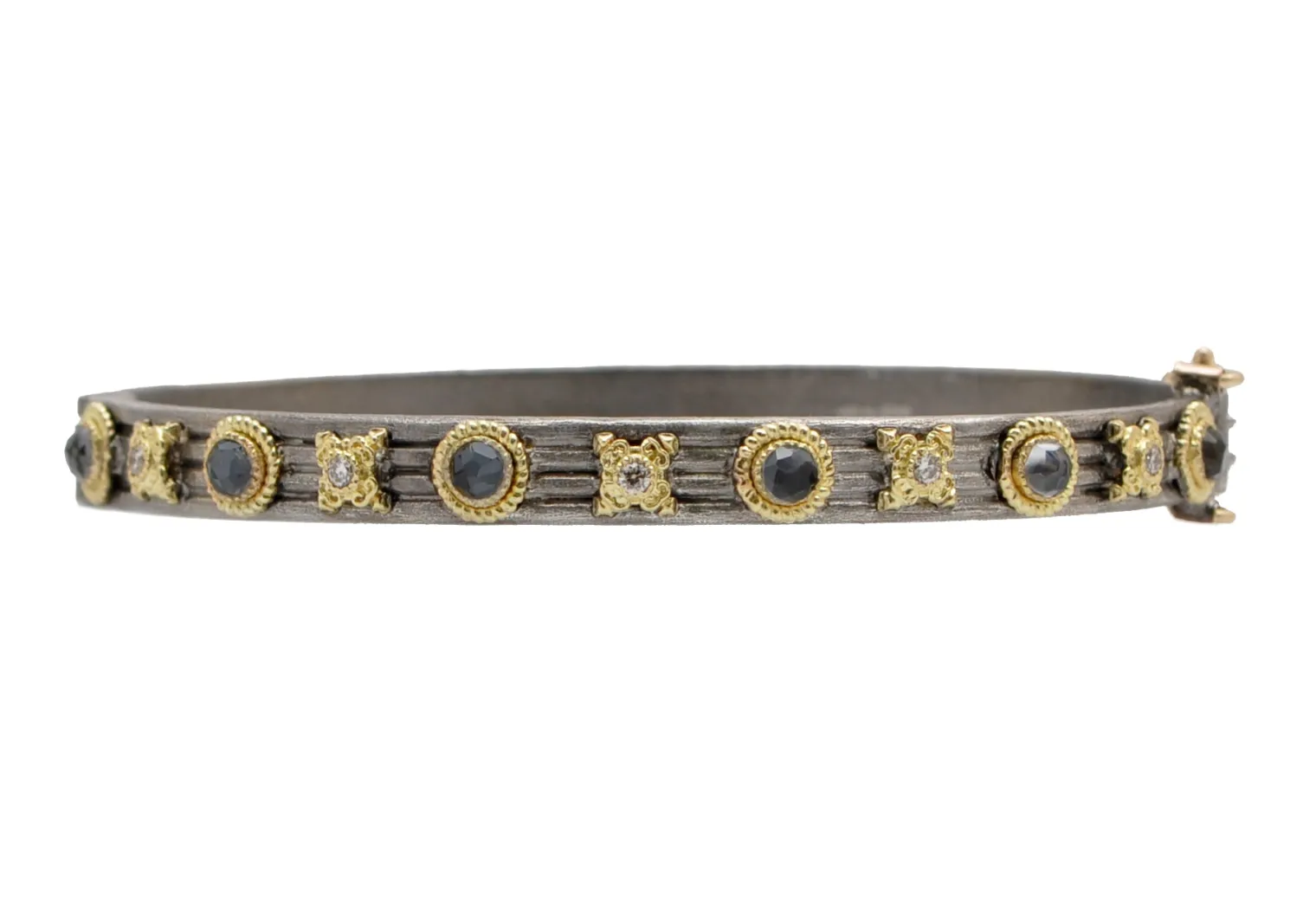 Multi Stone Huggie Bracelet