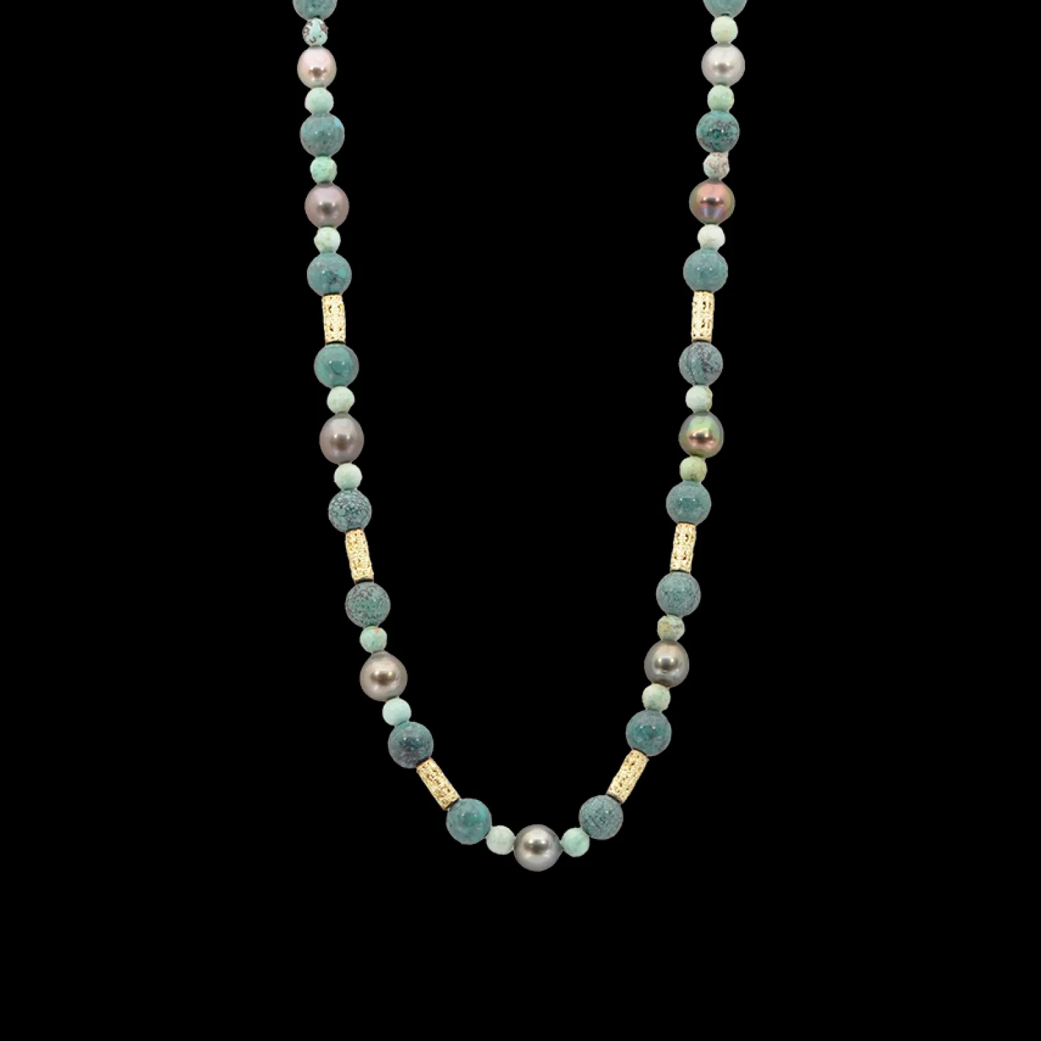 22" MULTI-BEADED NECKLACE