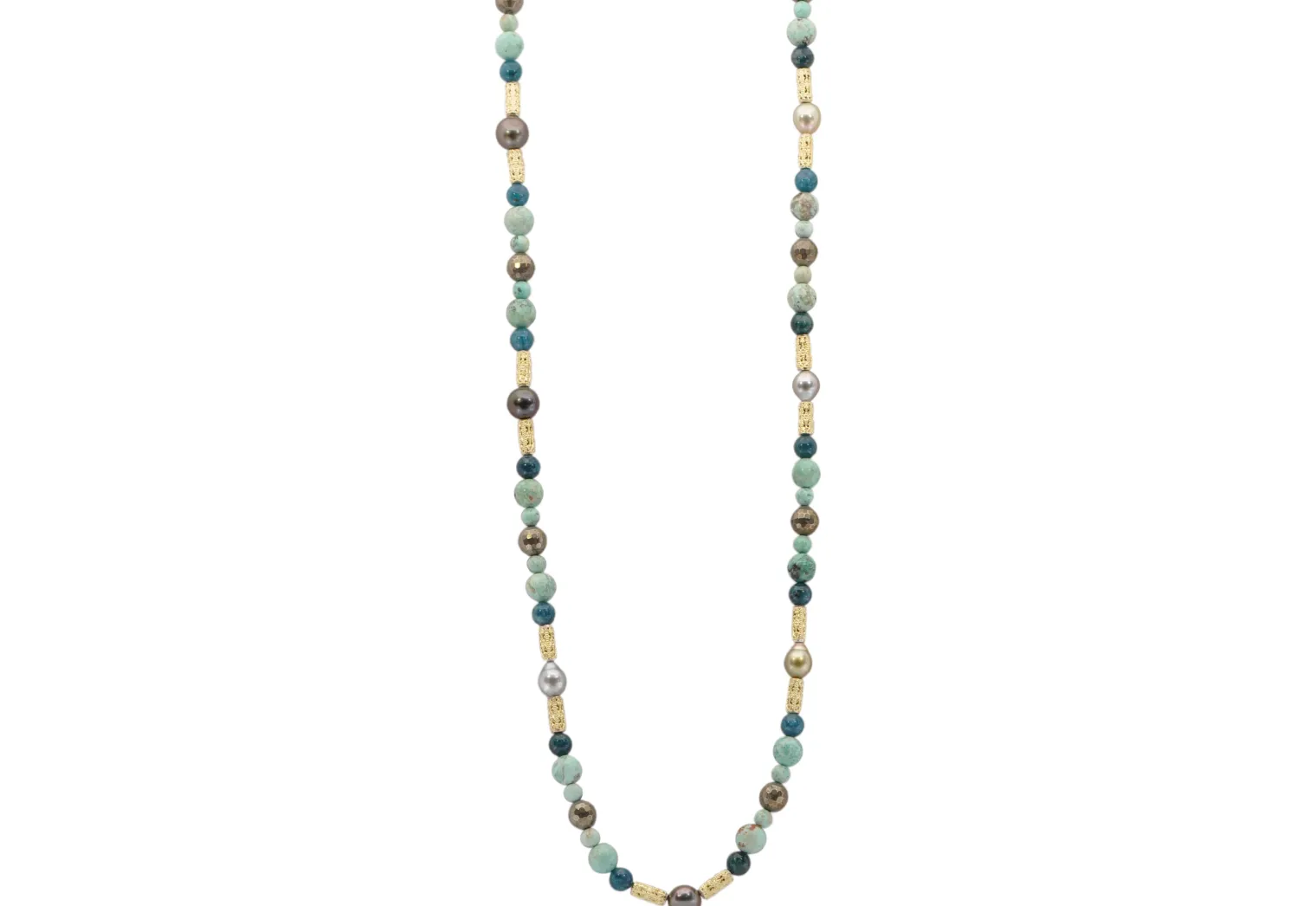 34" MULTI-BEADED NECKLACE