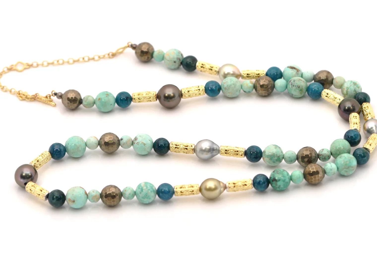 34" MULTI-BEADED NECKLACE