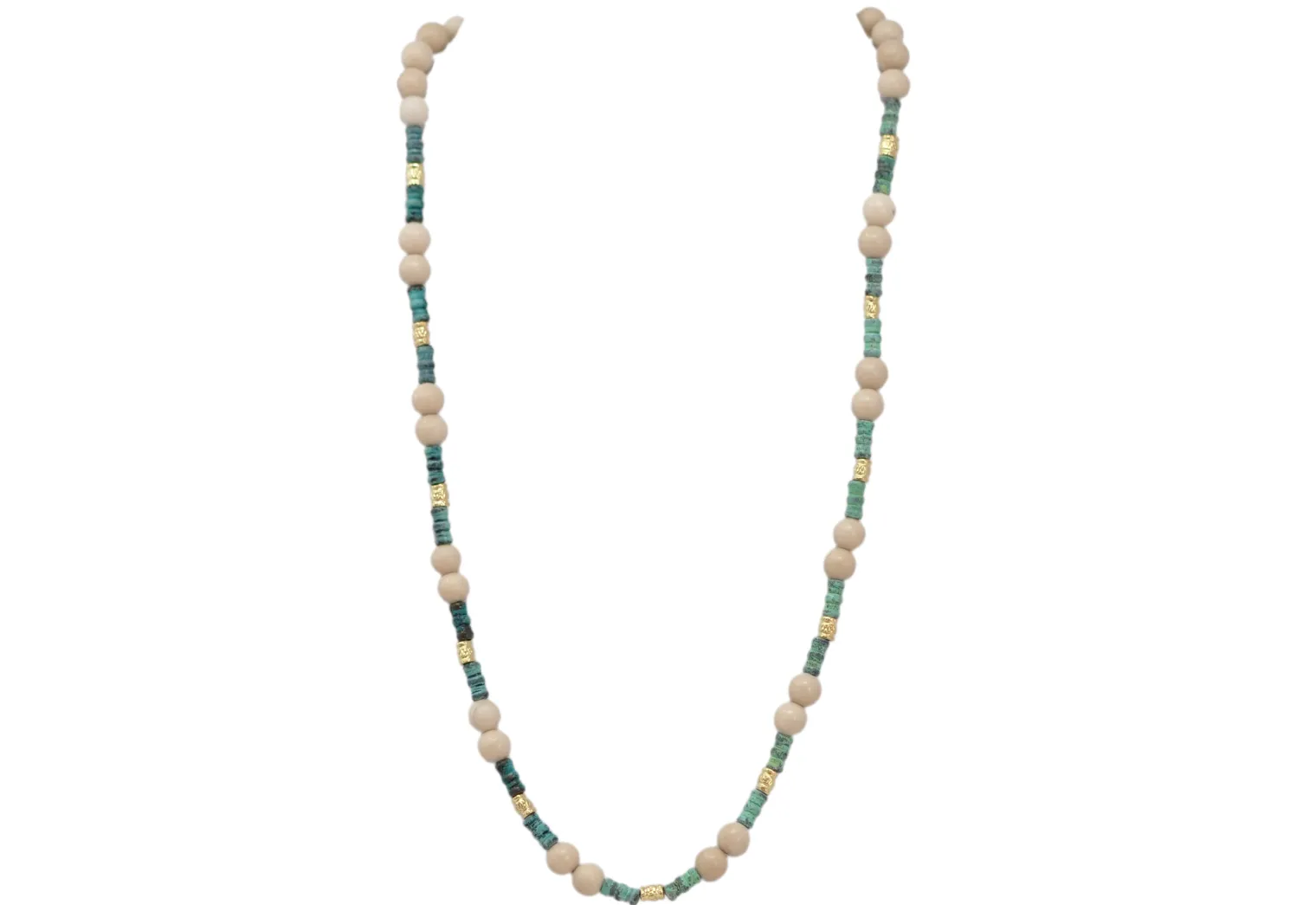 19" MULTI-BEADED NECKLACE