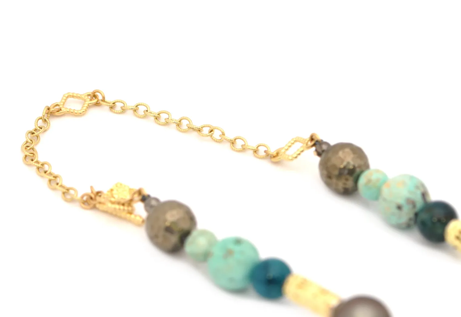 34" MULTI-BEADED NECKLACE