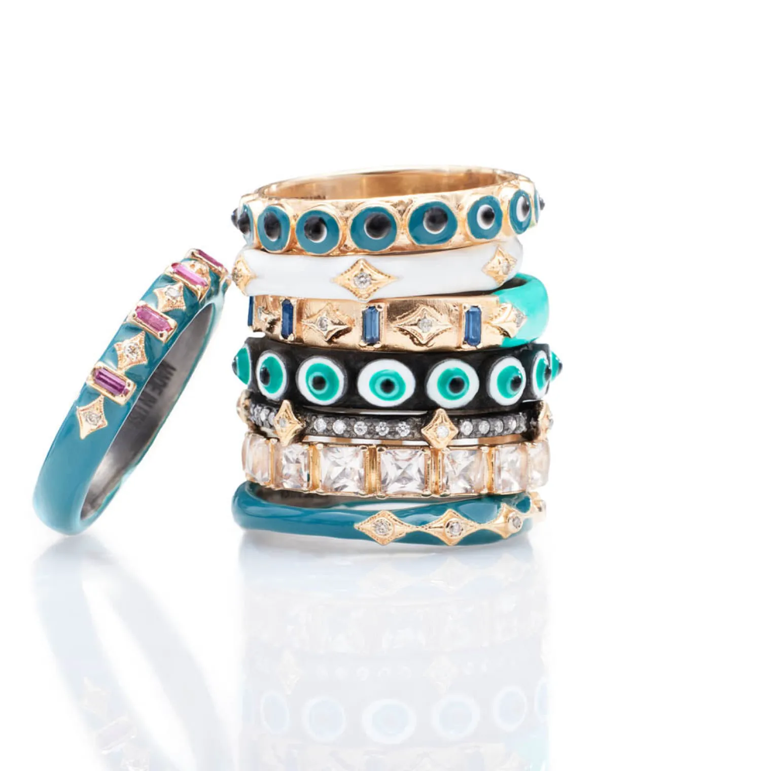 MULTI-CRIVELLI TEAL BAND
