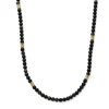 Obsidian Beaded Necklace