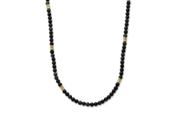 Obsidian Beaded Necklace