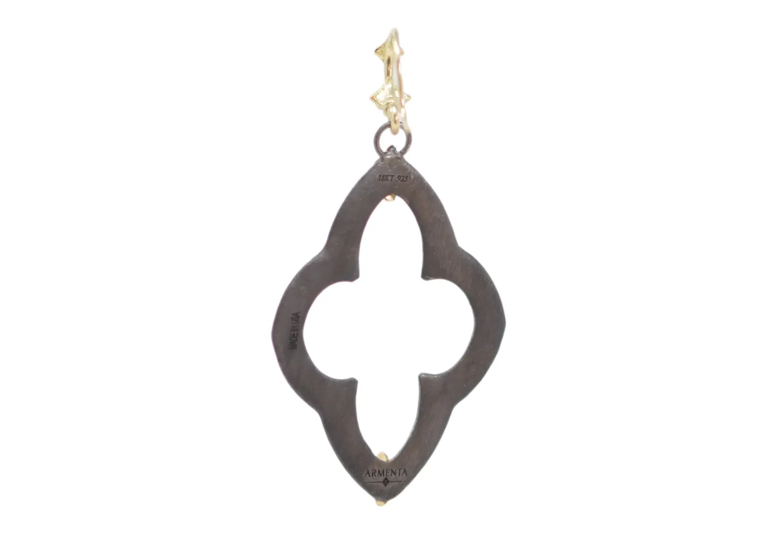 Open Scroll Drop Earrings