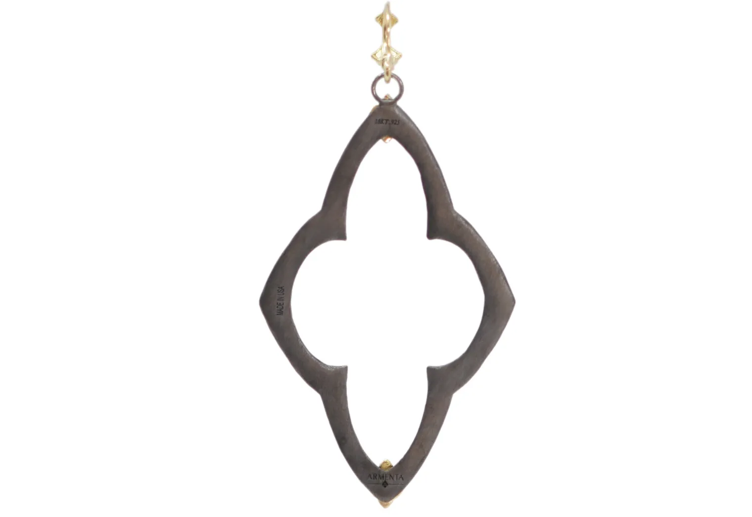 Open Scroll Drop Earrings