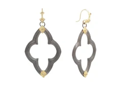 Open Scroll Drop Earrings