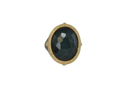 Oval Bloodstone Statement Ring