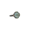 OVAL EMERALD AND CRIVELLI STATEMENT RING