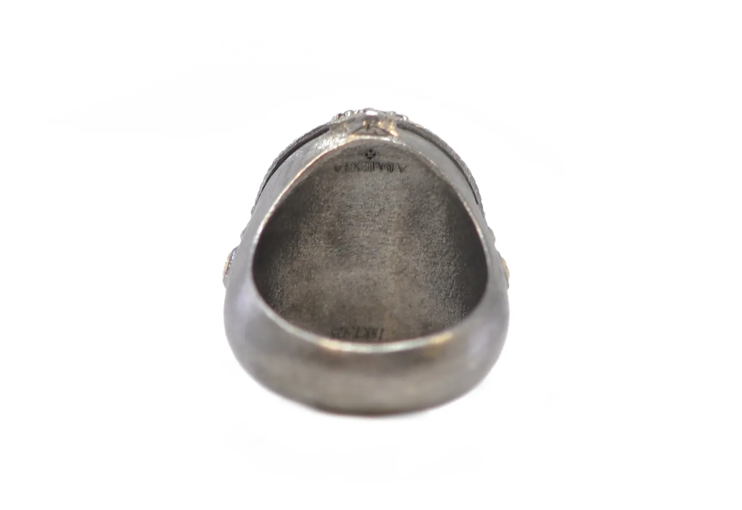 OVAL TURKISH CHALCEDONY STATEMENT RING