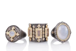 OVAL TURKISH CHALCEDONY STATEMENT RING
