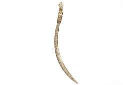 Pave Crivelli Curved Horn Pendant