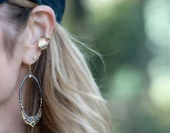 Pave Hinged Ear Cuff Earring