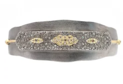 Pave Scroll Cuff Bracelet