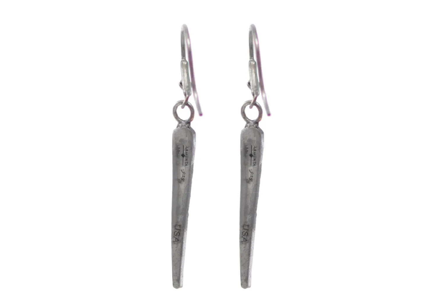 PAVE SPIKE DROP EARRINGS