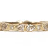 Pear Sapphire Stack Band Ring