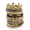 Pear Shaped Sapphire Lacey Stack Band Ring