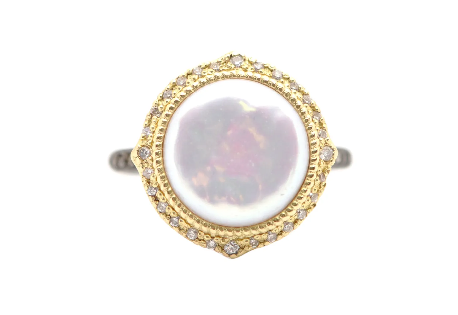 Pearl Coin Ring